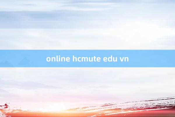 online hcmute edu vn