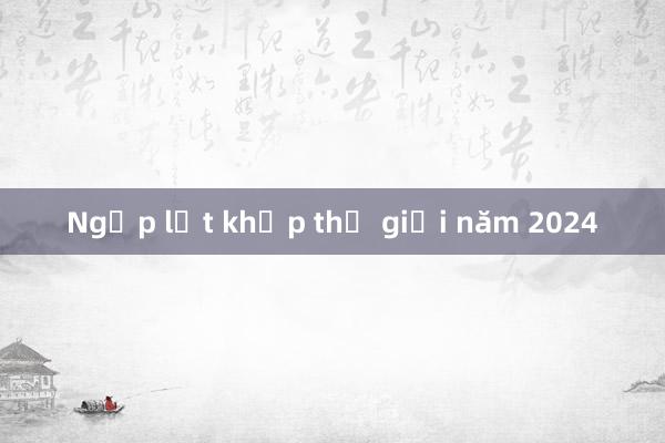 Ngập lụt khắp thế giới năm 2024